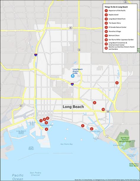 Map Long Beach California